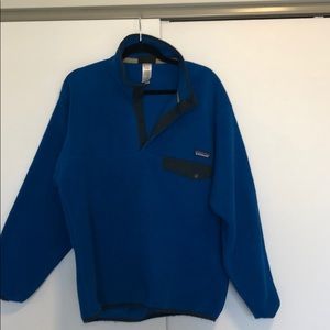 Blue Patagonia fleece